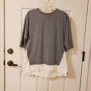 Matilda Jane Gray Blouse Size S